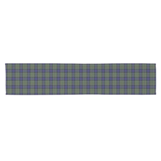 Old Scottish Clan MacLaren Tartan Pset Korte Tafelloper (Horizontaal)