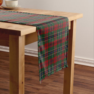 Old Scottish Clan MacLean Tartan Pset Korte Tafelloper