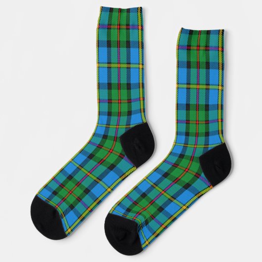 Old Scottish Clan MacLeod of Harris Tartan Sokken (Links)