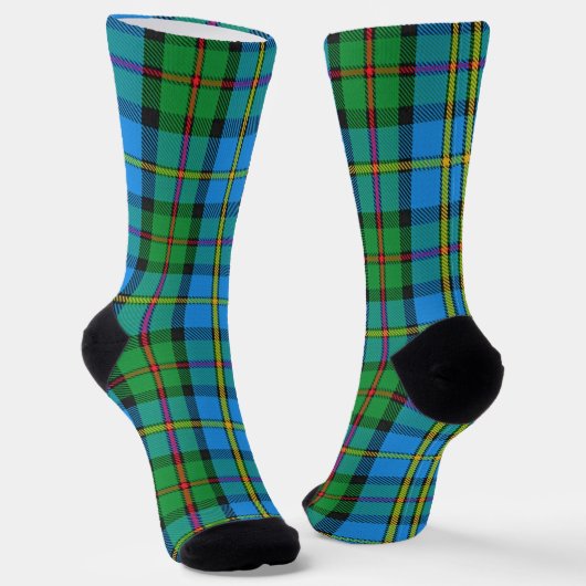 Old Scottish Clan MacLeod of Harris Tartan Sokken (Gebogen)