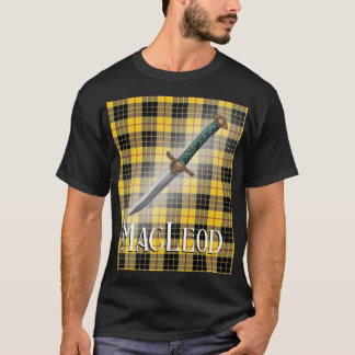 Old Scottish Clan MacLeod Tartan Design T-shirt
