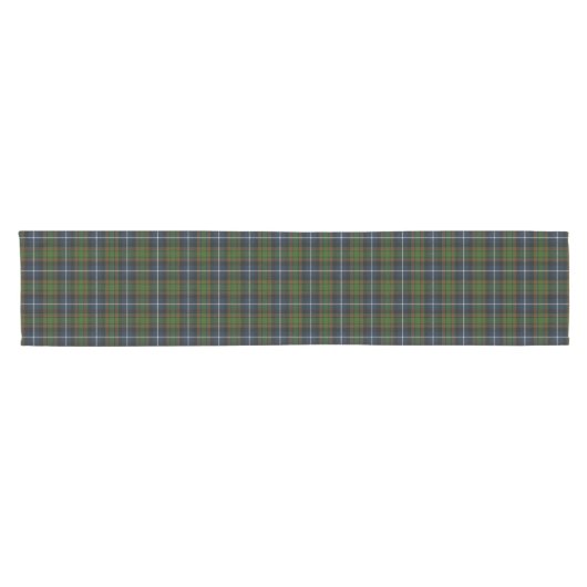 Old Scottish Clan MacRae Hunting Tartan Pset Korte Tafelloper (Horizontaal)