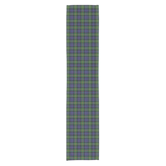 Old Scottish Clan Murray Tartan Pset Korte Tafelloper (Voorkant)