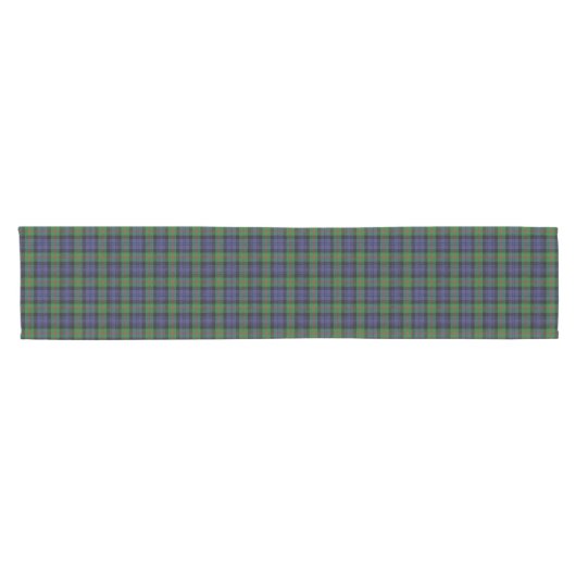 Old Scottish Clan Murray Tartan Pset Korte Tafelloper (Horizontaal)