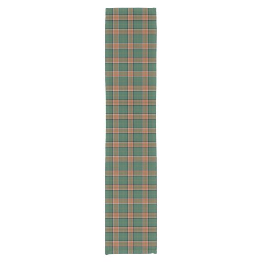 Old Scottish Clan Pollock Tartan Korte Tafelloper (Voorkant)