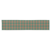 Old Scottish Clan Pollock Tartan Korte Tafelloper (Horizontaal)