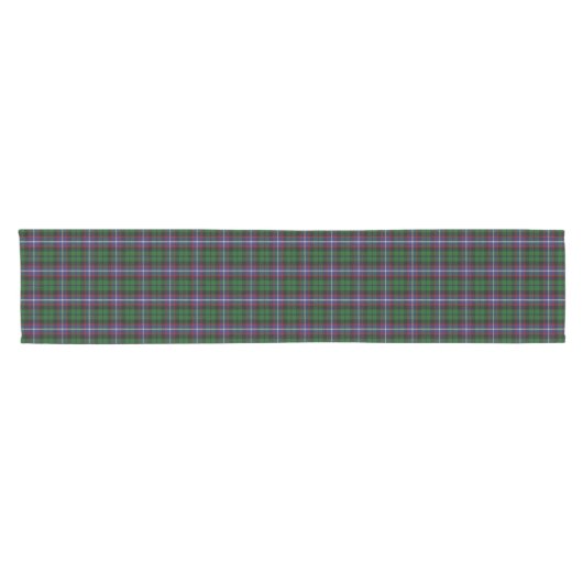Old Scottish Clan Russell Tartan Pset Korte Tafelloper (Horizontaal)