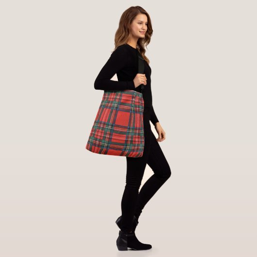 Old Scottish Tartan Crossbody Tas (Op model)
