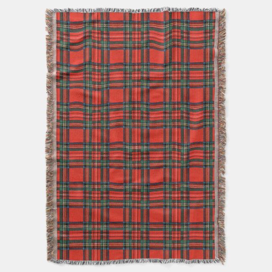 Old Scottish Tartan Deken (Voorkant Verticaal)