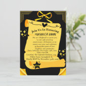 Old Scroll Black & Goal 25ste Jubileum Kaart (Staand voorkant)