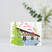 Old Sellwood Bridge Portland Briefkaart (Staand voorkant)