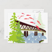 Old Sellwood Bridge Portland Briefkaart (Voorkant / Achterkant)