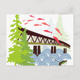 Old Sellwood Bridge Portland Briefkaart