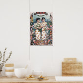 Old Shanghai Woman PERFUME Poster and Wall Decor (Keuken)