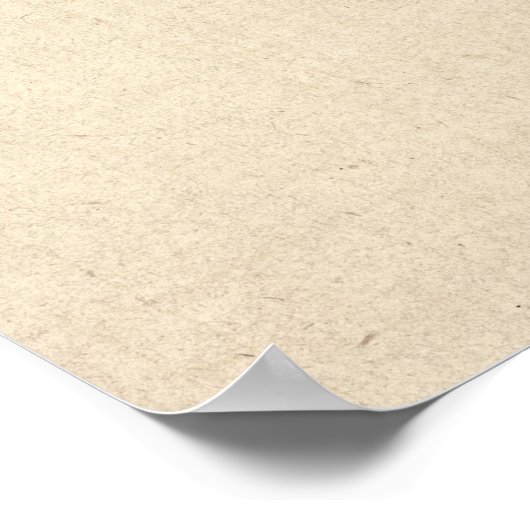 Old Sheet Music Map of Denemarken Poster (Hoek)