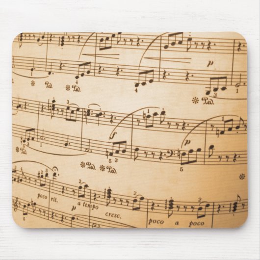 Old Sheet Music Muismat (Voorkant)