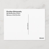 Old Sheldon Church Ruins Briefkaart (Achterkant)