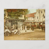 Old Shopping hauser souvenirwinkel afbeelding Feestdagenkaart (Voorkant)