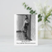 Old Silent Movie Photo Briefkaart (Staand voorkant)