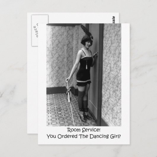 Old Silent Movie Photo Briefkaart (Voorkant / Achterkant)