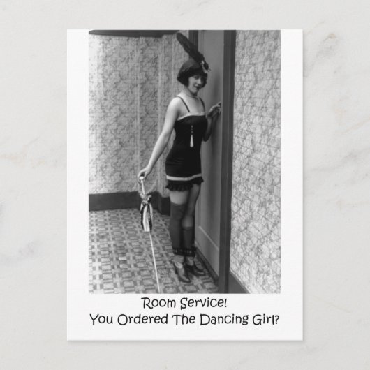 Old Silent Movie Photo Briefkaart (Voorkant)