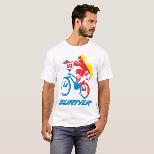 Old Skool BMX T Shirt (Voorkant volledig)