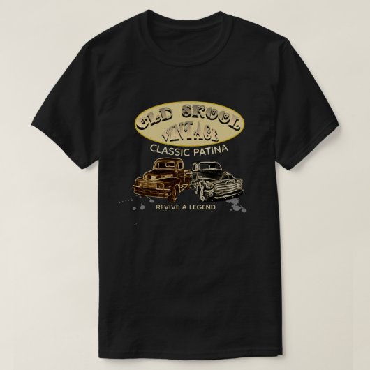 Old Skool Classic Patina Trucks - T-shirt (Design voorkant)