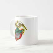 Old Skool Eagle Bulldog Anchor Koffiemok (Voorkant links)