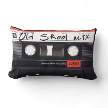 Old Skool Mix Lumbar Pillow 13 x 21 inch