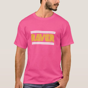 Old Skool Raver, Raving, Rave Dance Muziek T-shirt