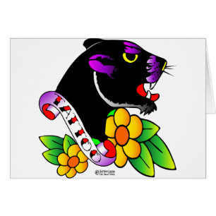 Old Skool Tattoo Black Panther
