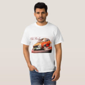 Old Skool Toyota Corolla Cartoon T-shirt (Voorkant volledig)