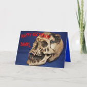 Old Skull Birthday Kaart (Voorkant)