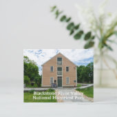 Old Slater Mill Briefkaart (Staand voorkant)