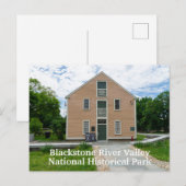 Old Slater Mill Briefkaart (Voorkant / Achterkant)