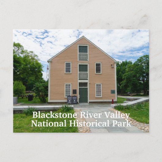 Old Slater Mill Briefkaart (Voorkant)