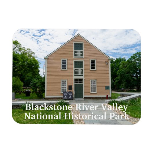 Old Slater Mill Magneet (Horizontaal)