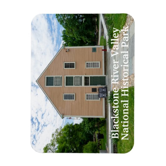 Old Slater Mill Magneet (Verticaal)