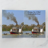 Old Smoky Paddle Steamer on River Murray Kaart (Binnen)