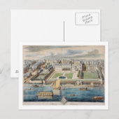 Old Somerset House on the Strand, gegraveerd door  Briefkaart (Voorkant / Achterkant)