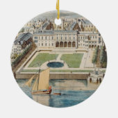 Old Somerset House on the Strand, gegraveerd door  Keramisch Ornament (Achterkant)