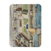 Old Somerset House on the Strand, gegraveerd door  Magneet (Verticaal)