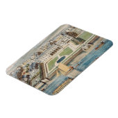 Old Somerset House on the Strand, gegraveerd door  Magneet (Linkerzijde)