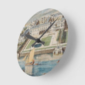 Old Somerset House on the Strand, gegraveerd door  Ronde Klok (Hoek)