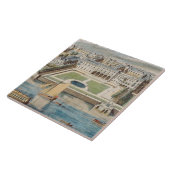 Old Somerset House on the Strand, gegraveerd door  Tegeltje (Zijkant)