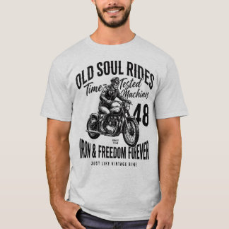 Old Soul Rides – IJzer en vrijheid voor altijd Vin T-shirt