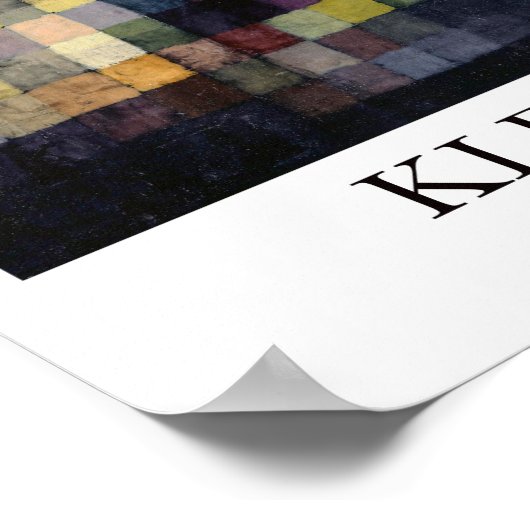 Old Sound door Paul Klee Poster (Hoek)