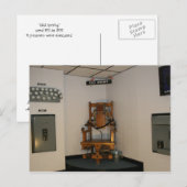 Old Sparky Briefkaart (Voorkant / Achterkant)