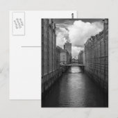 Old Speicherstadt Hamburg Briefkaart (Voorkant / Achterkant)