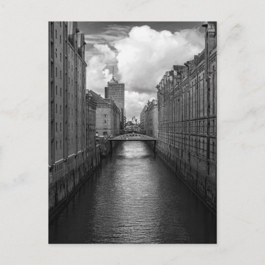 Old Speicherstadt Hamburg Briefkaart (Voorkant)